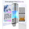 Amzany Hydrogen Water Bottle 6000-8000PPB, Portable Hydrogen Generator, Ion Water