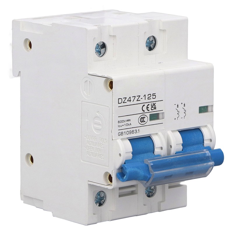 DC Miniature Circuit Breaker 2P 10KA High Current Isolation 600V