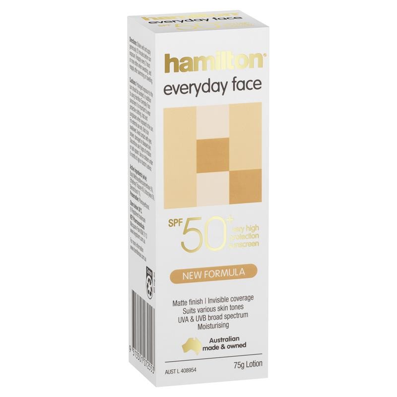 Hamilton SPF 50+ Everyday Face Cream 75g