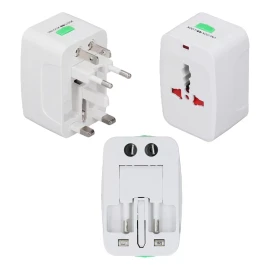 Importeek 3pz Adaptador Convertidor Clavija Corriente Universal Viaje