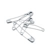 Dritz 3328 Curved Safety Pins, Assorted Sizes with Storage Box