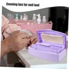 Beavorty Nail Art Tools Organizer Box Sterilizer Case for Nail