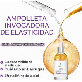 AMPLE:N Ampolla de chupito péptido 3.7 fl oz (100 ml) – Suero reafirmante facial antienvejecimiento y antiarrugas, potenciador de tres péptidos, visiblemente relleno, cuidado rejuvenecedor de la piel, levanta la flacidez de la piel