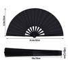 Marrywindix 3 Pcs Large Chinese Folding Fan Big Handheld Clap