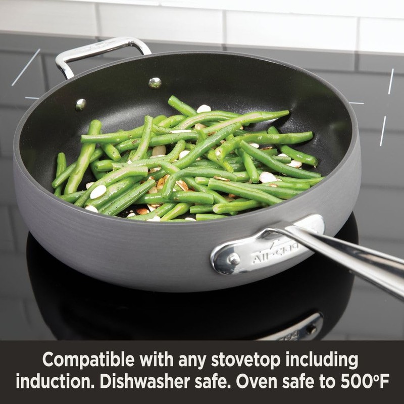 All-Clad HA1 Hard Anodized Non Stick Everyday Pan w/ Lid