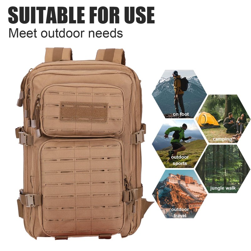 Koisgext Small 40L Military Backpack Tactical Backpack Assault Pack Bug