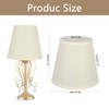 Hapivida 6Pcs Chandelier Lampshade, Household Modern E14 Clip On Fabric