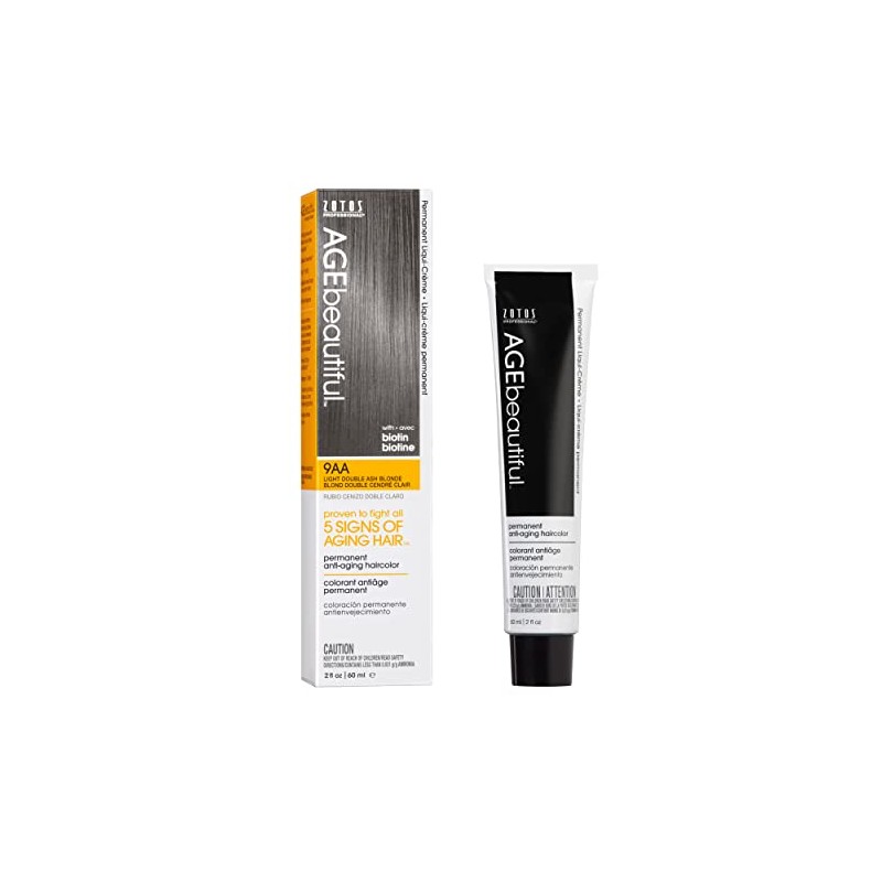 AGEbeautiful Permanent Liqui Creme Hair Color Dye | 100% Gray