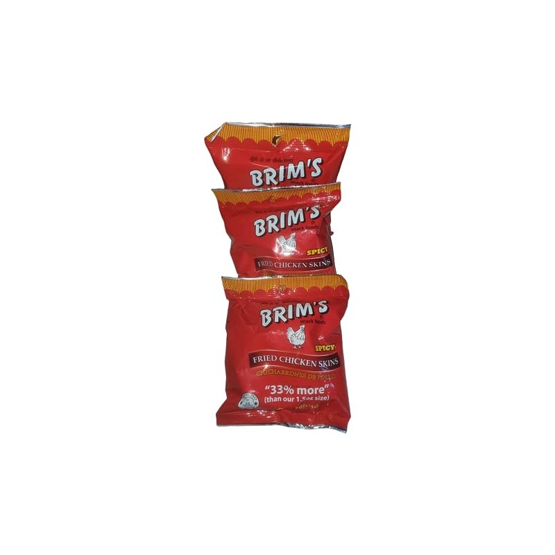 Brim's Spicy Fried Chicken Skins (3 pack)