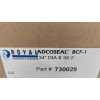 Adcoseal 3- 38 foot rolls BCF-1 ADCOSEAL Black Butyl Coated