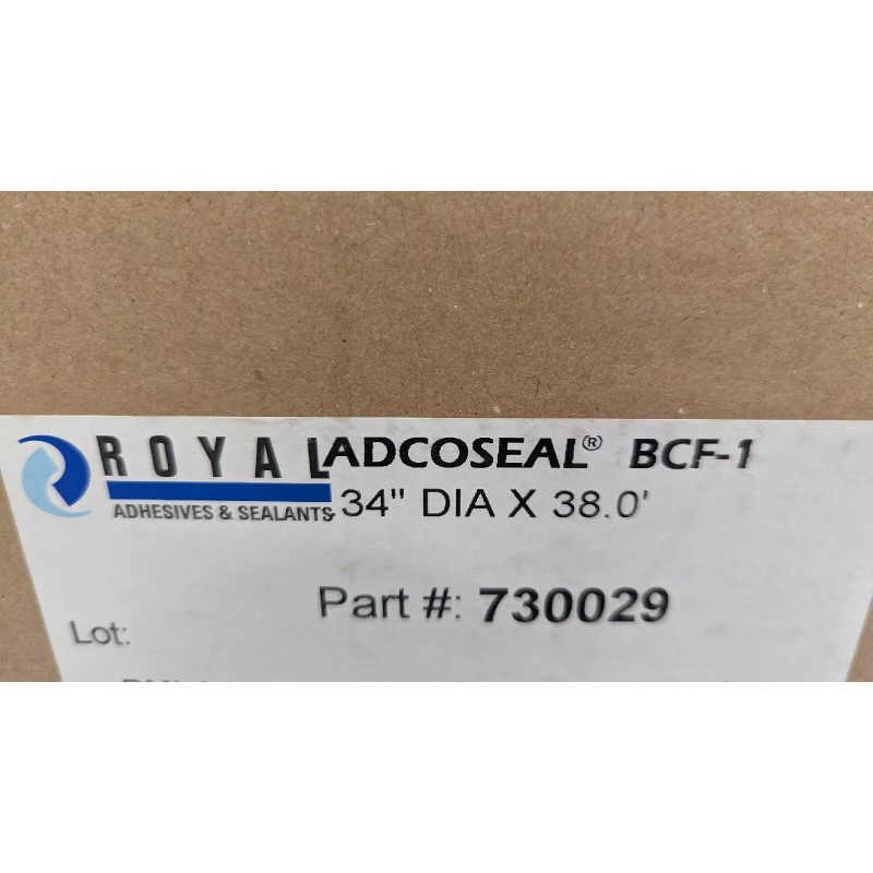 Adcoseal 3- 38 foot rolls BCF-1 ADCOSEAL Black Butyl Coated