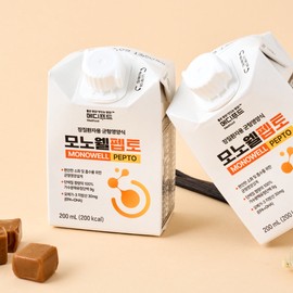 (한국메디칼푸드)모노웰 펩토  (200mLx24팩) (Korea Medical Food) Monowell Pepto (200mL x 24 packs)