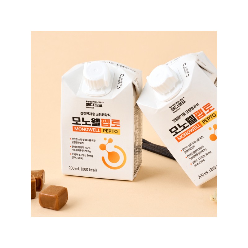 (한국메디칼푸드)모노웰 펩토 (200mLx24팩) (Korea Medical Food) Monowell Pepto (200mL x