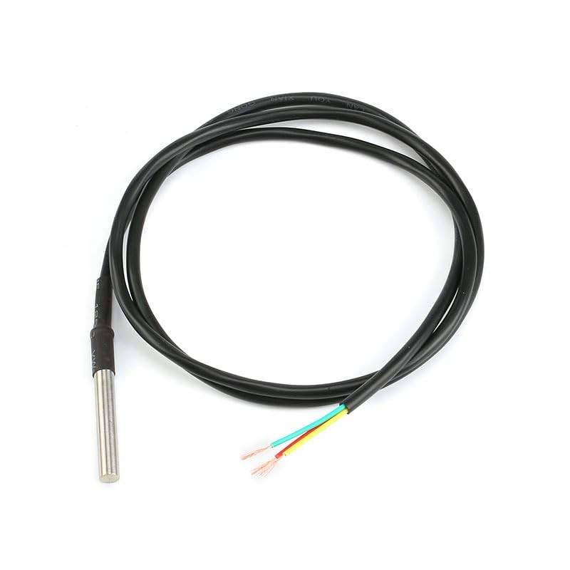 Stainless Steel Waterproof DS18B20 Temperature Sensor – 1 Meter Probe