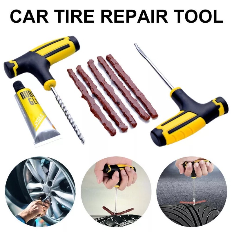 Miniduino 8pc Tire Repair Kit DIY Flat Tire Repair Home