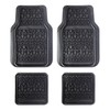 LUNNA FM-337E 4pc Aztec Black Rubber Floor Mat
