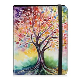 Photo Album 4x6 Photos - 60 Photos Capacity PU Leather Cover Photo Album with Strong Elastic Band, Portable Picture Album for Family Wedding Wedding Anniversary, Lucky Tree