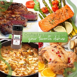 FreshJax Smoked Cherrywood Sea Salt, Gourmet Finishing Seasoning 10 oz | Bold Smoky Flavor for Grilling, Meats, Vegetables, Popcorn, Eggs, Potatoes, Cocktails, Cooking | Kitchen Staple - Made in USA