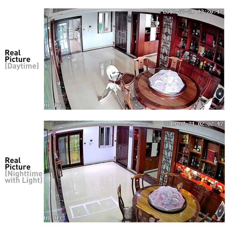Revotech 3MP Zoom Mini Security IP Camera, HD 3MP Small