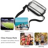 Clear Fanny Pack Stadium Approved, See Through Waist Bag for