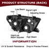 JSBOYAT Headlight Assembly Replacement for 2007 2008 2009 2010 2011