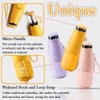 Mini Travel Folding Umbrella with Micro Button Handle&5cm/2IN Hook and