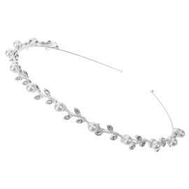 WINOMO Bridal Headband For Women Hair Jewellery Accessories Women Headband Headpiece Wedding Headbands Bridal Headband Wedding Sliver Hair Band Vintage Accessories Vine