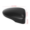 Glossy Black Rear View Door Wing Mirror Cover 3C8857537 3C8857538