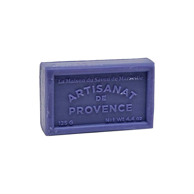 French Soap, Traditional Savon de Marseille - Lilac (Lilas) 125g