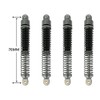 RZXYLRC 4PCS 53mm/59mm/65mm/78mm Aluminum Shocks Absorbers Oil Threaded Damper for