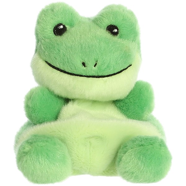 Aurora® Adorable Palm Pals™ Ribbits Frog™ Stuffed Animal - Pocket-Sized Fun - On-The-Go Play - Green 5 Inches