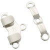 Clover 26-525 Double Front Lugs, Silver