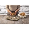Zenker 6er Brötchenblech – Perforierte Backform für knusprige Brötchen –