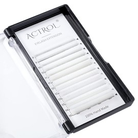 Colored Eyelash Extensions Easy Fan 8-15mm Mixed White D Curl Easy Fanning 0.07mm Self Premade Volume Lash Supplies