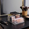 SINJEUN 4 Pack Acrylic Palette Organiser, 7 Sections Divided Makeup