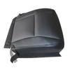 FZJDSD Black Passenger Side Bottom Microfiber Leather Replacement Seat Cover