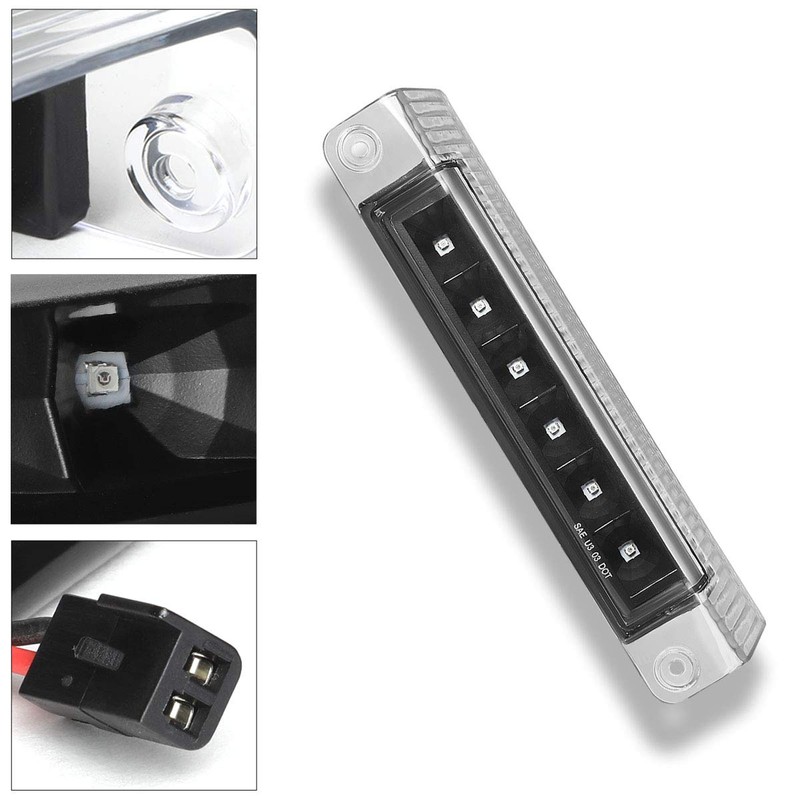 PM PERFORMOTOR Compatible with Chevy Express/GMC Savana 03-17 LED Third