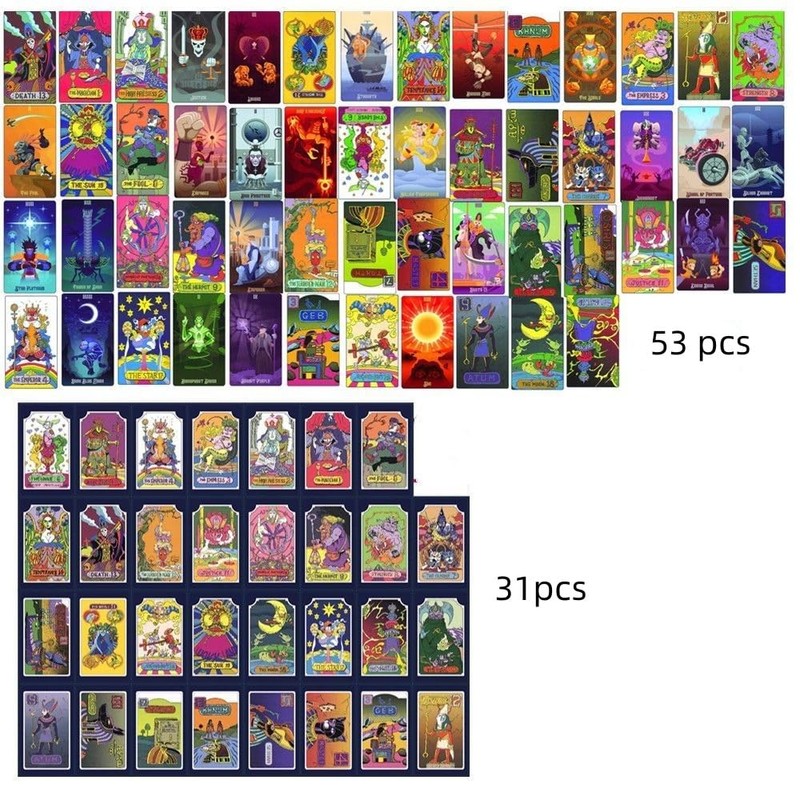 CKHOF JJBA Anime TarotCards,JoJo's Adventure: Stardust Crusaders Tarot Deck, 53+31