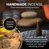 Fumino® Black Noir Fresh Incense Cones 20 per Box Masala