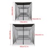 Patio Swing Mosquito Netting Polyester Mesh Screen with Zipper Opening