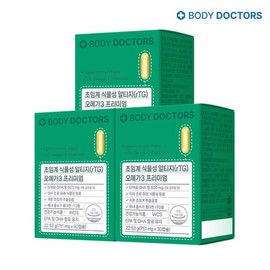 Body Doctors 2+1 식물성 알티지rTG)오메가3 프리미엄 3박스 2+1 Plant-Based rTG Omega-3 Premium 3 Boxes