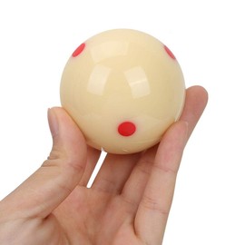 Billiards Cue Ball, 2.25inch Resin Table Accessories Red Spot Training Billiard Ball Practice Ball for Billiard Room