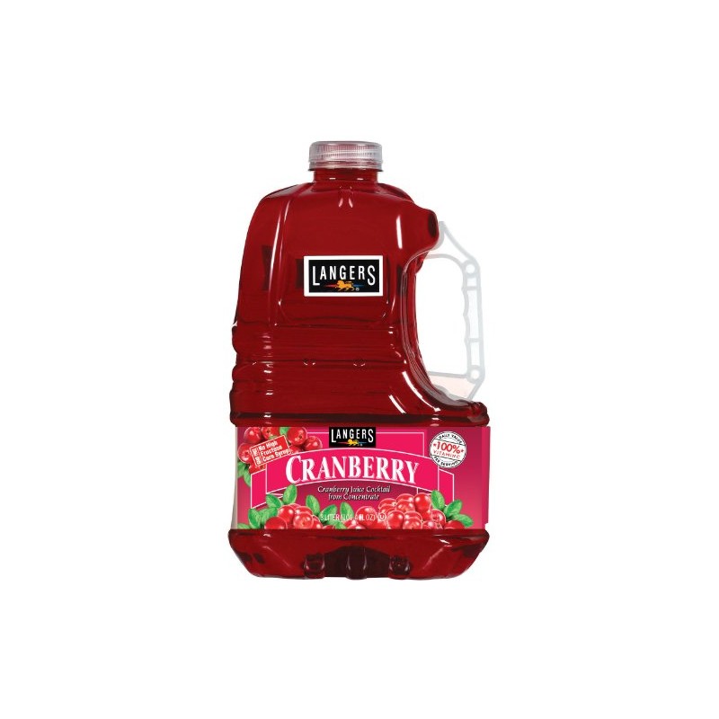 Langers Juice Cocktail, Cranberry, 101.4 Fl Oz (Pack of 4)