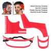 Kit de Herramientas para Moldear Barba, 4 Piezas Set con