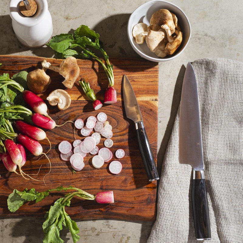 Yatoshi 9 Piece Block Set - Pro Kitchen Knife Set