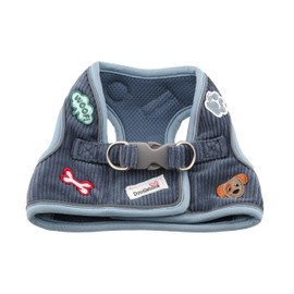 Doodlebone Dinky Dog Snappy Harness (Blue Cord, 1)