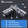 SPEEDWOX 10 Pcs Triple Square Bit Socket Set Spline Socket