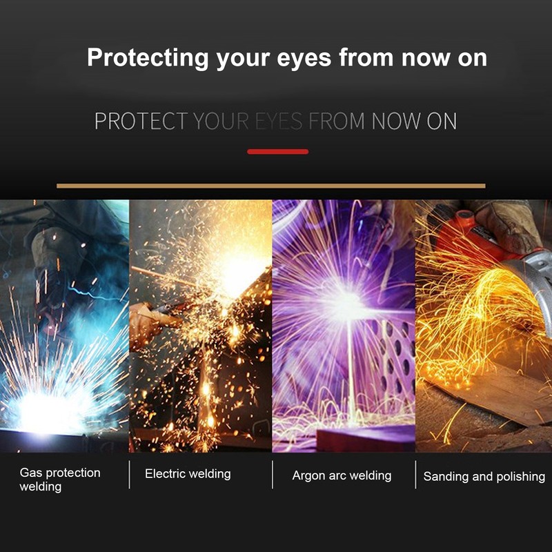 Auto Darkening Welding Helmet Waterproof UV Proof Head Protection Solar