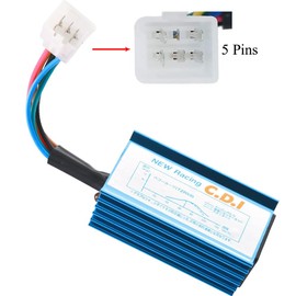 ETOREAIR 5 Pin CDI Box for 50cc, 70cc, 90cc, 110cc, 125cc TAOTAO Dirt Bike & ATV 110cc Engine (HP 5 Pin CDI)