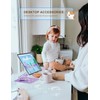 Aoviho Tablet Stand 360° Rotating Aluminum Holder - Adjustable, Portable